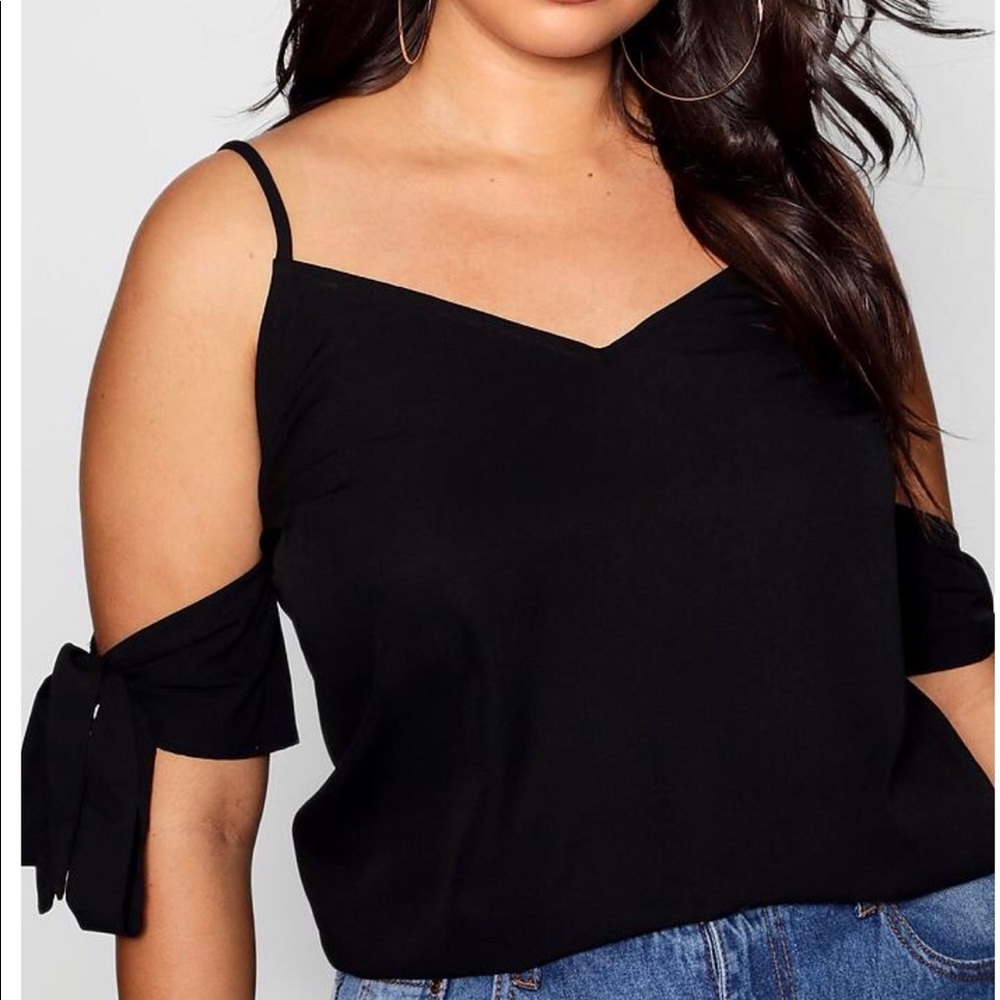 Off Shoulder Tie Cami. BRAND NEW NEVER BEEN WORN